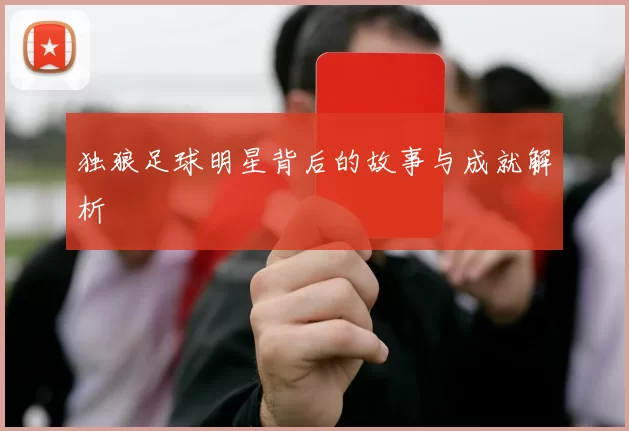 独狼足球明星背后的故事与成就解析